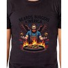 Fourth Of July Men's Beards, Burgers & 'Merica Dad BBQ Funny T-Shirt - 4 of 4