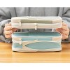 Large Storage Pencil Case Pen Bag with Zipper Big Capacity Pouch Organizer for Office Travel Holder Box - 4 of 4