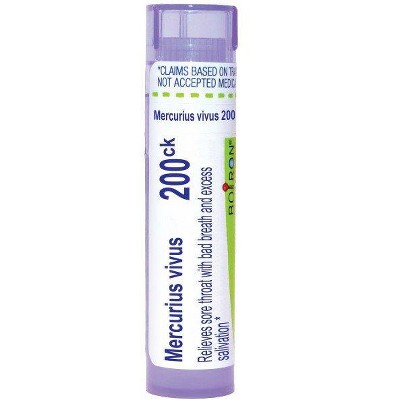 Mercurius Vivus 200CK by Boiron Homeopathic Single Medicine For Cough, Cold & Flu  -  80 Pellet