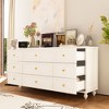 FUFU&GAGA Wood Dresser Bedroom Storage Drawer Organizer Closet - 4 of 4