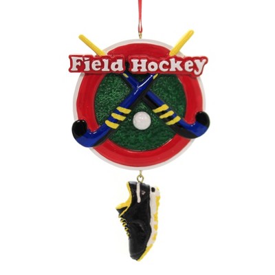 Holiday Ornaments 5.75" Field Hockey W/ Shoe Ornament Sport Stick Ball  -  Tree Ornaments