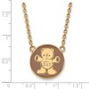 Black Bow Jewelry 14k Yellow Gold Plated Sterling Silver Sigma Delta Tau Greek Life Necklace 18 Inch - 2 of 4