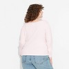 Women's Marie Long Sleeve Graphic T-Shirt - Light Pink - image 2 of 3