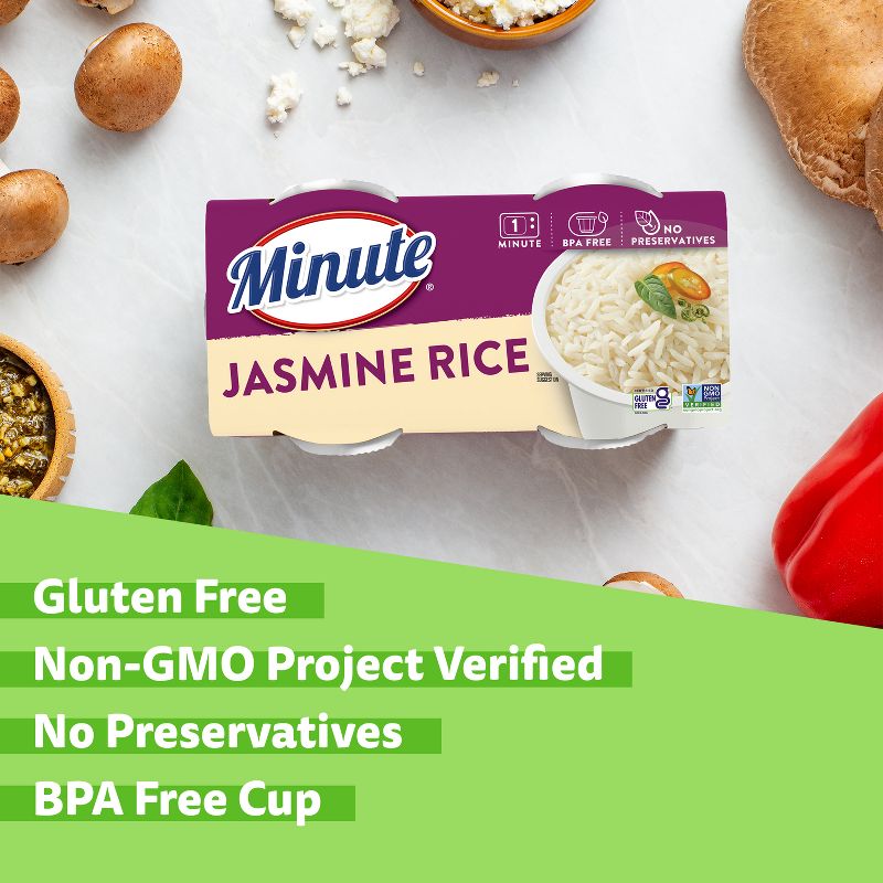 Minute Rice Gluten Free Jasmine Rice - 8.8oz/2ct, 5 of 13
