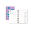 Blue Sky 5"x8" Weekly/Monthly Wirebound Planner Butterfly Confetti Lavender - 4 of 4