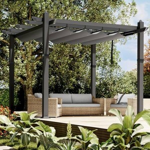 GustoWave Patio 10x10 Ft Outdoor Pergola Gazebo for Backyard Garden Porch - 1 of 4