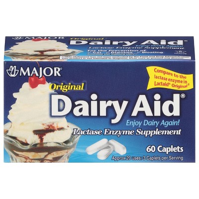 Major Original Dairy Aid 60 Caplets