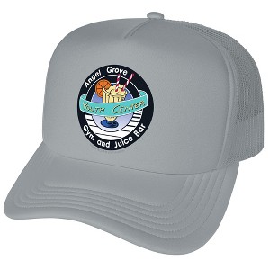 Power Rangers Angel Grove Juice Bar Foam Trucker Cap Grey - 1 of 4