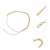 Unique Bargains Women's Faux Pearl Waist Chain Gold Tone 1 Pc - 4 of 4