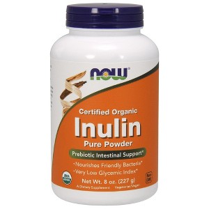 Inulin Prebiotic FOS Powder by Now Foods  -  8 oz Powder - 1 of 2