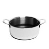 Lexi Home Tri-ply 4.8 Qt. Stainless Steel Casserole Pot with Glass Lid - 2 of 4