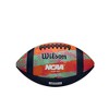 Wilson NCAA Statement Jr Football - Orange/Navy: Junior Size Rubber Shell - 2 of 4