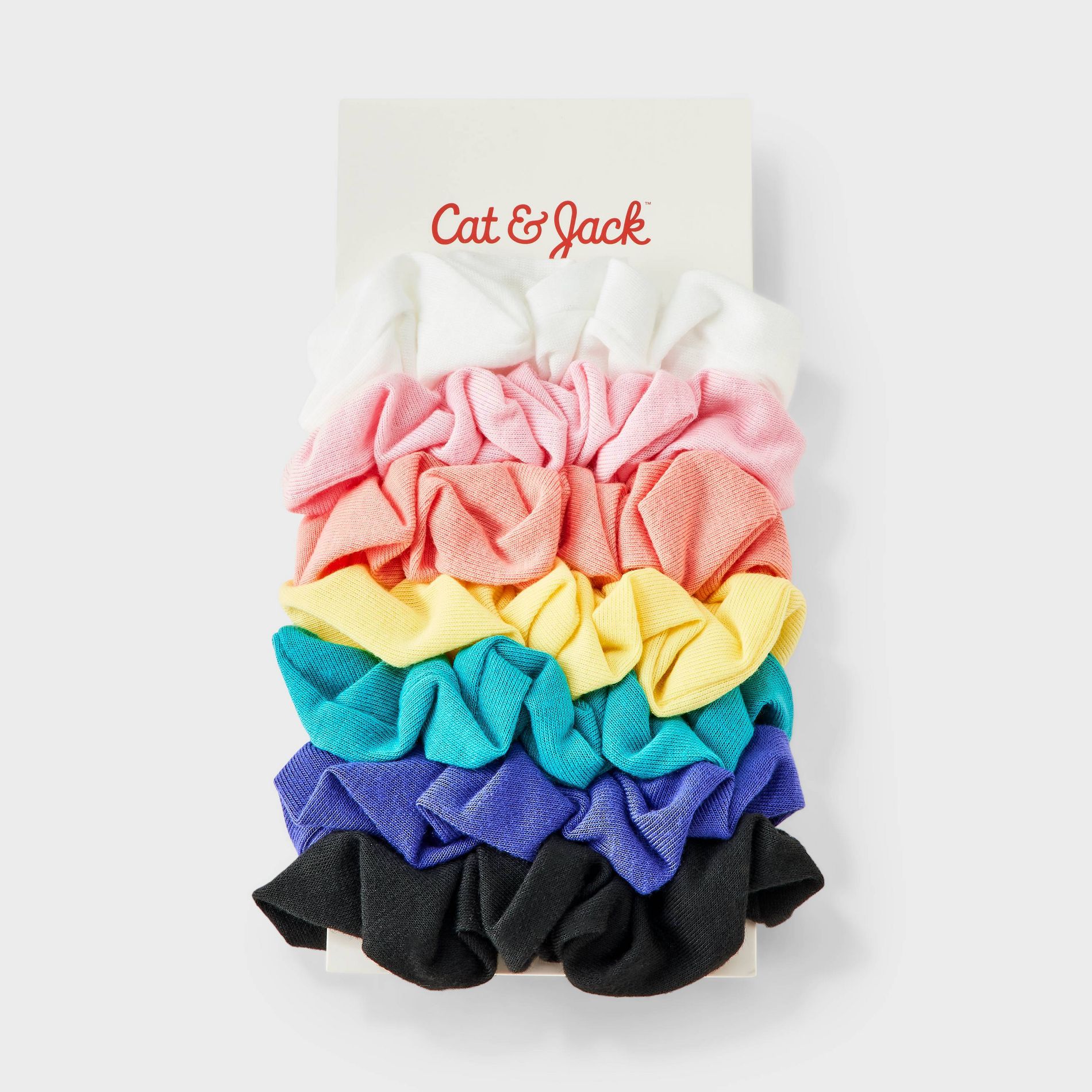 Cat & Jack™ Basic Hair Scrunchies - 7pk