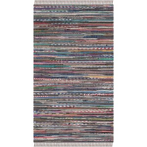 Rag Rug RAR121 Hand Woven Indoor Rugs - Safavieh - 1 of 4