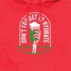 Men's - Instant Message - Don't Forget To Hydrate Graphic Fleece Pullover Hoodie - 2 of 4