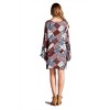 Women's Floral Patchwork Print Dress - Velzera - 4 of 4