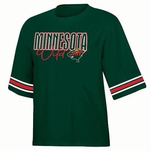 Nhl Minnesota Wild Women s Relaxed Fit Fashion T shirt Target