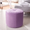 Hawkem Cylinder Ottoman - OTT4502 - Safavieh - 2 of 4