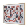 23.8"x33.5"Abstract Framed Mirror Art - A&B Home: Digital Art Deco, Home Office Decor, Polystyrene Frame - 3 of 4