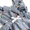 Disney Minnie Mouse Baby Girls Square Neck Chambray Romper and Headband Newborn to Infant - 4 of 4