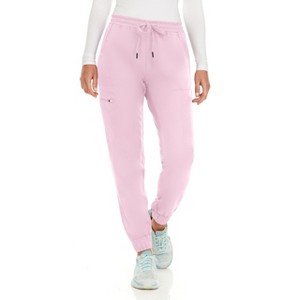Medichic Women's Seven Pocket Cargo Scrub Pants Joggers with 4-Way Stretch - 1 of 4