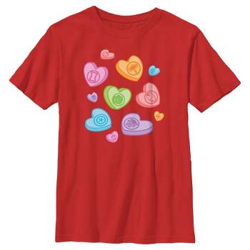 Boy's Marvel Avengers Candy Hearts T-Shirt