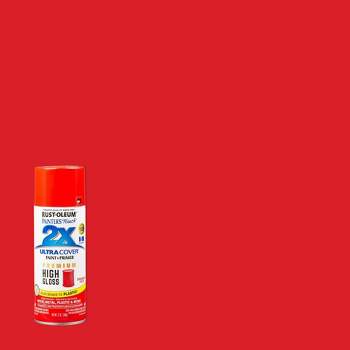 Rust-oleum 12oz 2x Painter's Touch Ultra Cover Gloss Spray Paint Red :  Target