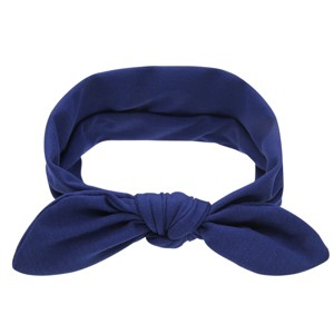MyKids-Usa Newborn Baby Solid Color Bunny Ear Shape Elastic Headband - 1 of 2