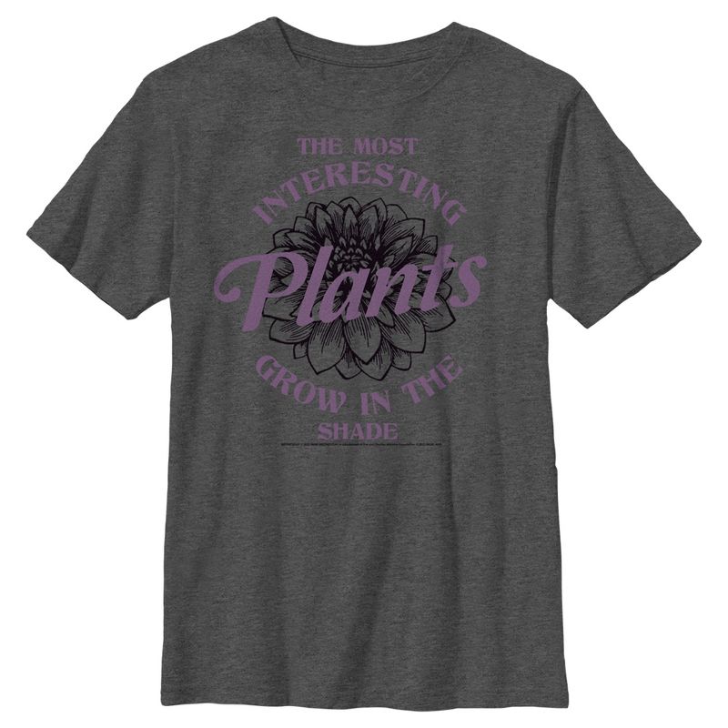 Boy's Wednesday The Most Interesting Plants Grow in the Shade T-Shirt, 1 of 6