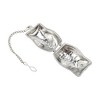 Unique Bargains Tea Infuser Tea Egg Design Infuser Traditional Style Hand Wash Stainless Steel Silver Tone 1Pcs - 4 of 4