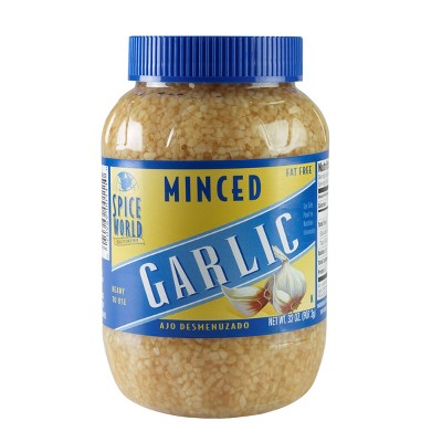 Spice World Minced Garlic - 32oz