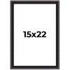 PosterPalooza | Antique Red Picture Frame - UV Acrylic, Foam Board Backing, Hanging Hardware - 2 of 4