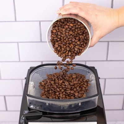 Stainless Steel 12-Cup Programmable Coffee Maker with Grinder & Water Filter
