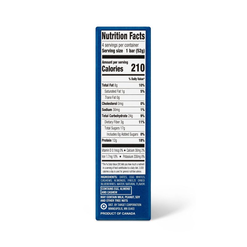 Protein Bars Blueberry - 4ct - Good &#38; Gather&#8482;, 4 of 6