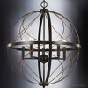 Urban Ambiance Luxury Farmhouse Chandelier 26''H x 22''W,  Olde Bronze Finish,  Omaha Collection, UHP4404 - 4 of 4