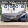 Buenhomino Rectangle Patio Furniture Cover Waterproof Outdoor Dining Table and Chair Cover Anti-UV Outside Sectional Sofa Set Covers - 2 of 4