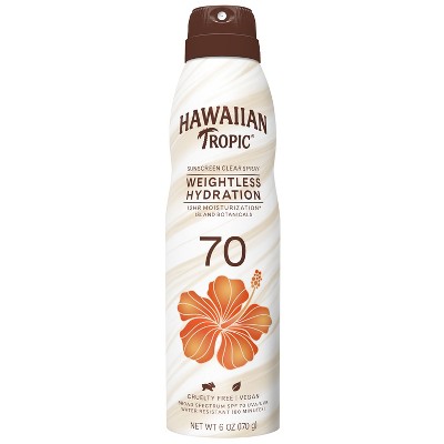 Hawaiian Tropic Silk Hydration Weightless Sunscreen C-Spray - 6oz