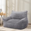 Pamapic Bean Bag Chair, Corduroy Lazy Sofa Bean Bags Comfy Couch with Armrests for Bedroom, Living Room, Apartment - 2 of 4