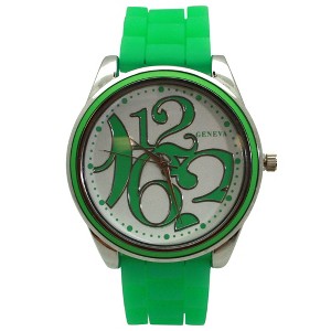Olivia Pratt Round Big Face with Colorful Numbers Women Watch - 1 of 4