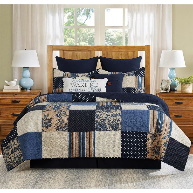 C&F Home Julia Cotton Patchwork Quilt Set  - Reversible and Machine Washable, 2 of 10
