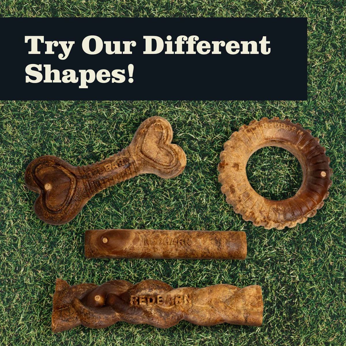 Redbarn Natural Dur-A-Bulls Hickory Flavor Large Dog Chew Treats - thumbnail 6