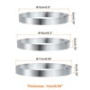 Unique Bargains 304 Stainless Steel Durable Corrosion Resistant High Temperature Resistance Cake Rings 1 Pc - 2 of 4