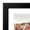 Americanflat 10x20 Collage Picture Frame with Three 5x7 Displays in Black - Composite Wood with Shatter Resistant Glass - 4 of 4