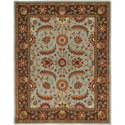 Heritage Hg962 Hand Tufted Area Rug - Blue/brown - 7'6