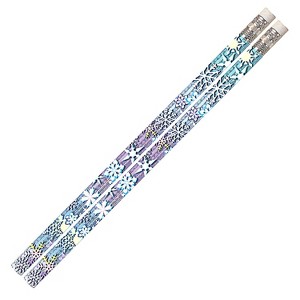 Musgrave Pencil Company Snowflake Glitters Motivational Pencils, 12 Per Pack, 12 Packs - 1 of 3