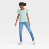 Girls' Pull-On Woven Jeggings - Cat & Jack™ - 3 of 3