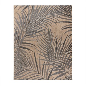 Gertmenian 5'2"x7' Paseo Paume Palm Leaf Accent Rug: Belgium Crafted, Stain-Resistant - 1 of 4