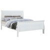 Sapphtopaz Bed Frame Solidwood Bed Frame with Headboard Sleigh Bed Bedroom Furniture - 2 of 4
