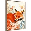 Amanti Art Napping Fox by Justyna Jaszke Framed Canvas Wall Art - 2 of 4