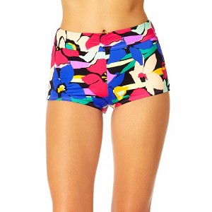 Coppersuit Women's Barbados Bloom Ruched Waist Boy Short Swim Bottom - 1 of 4